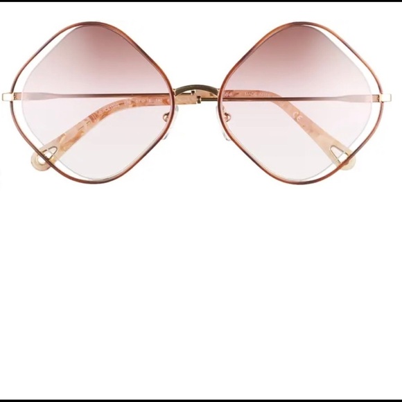 New ! Chloe Sunglasses with Pink Lens, Original Case, Contemporary and Trending main image 4